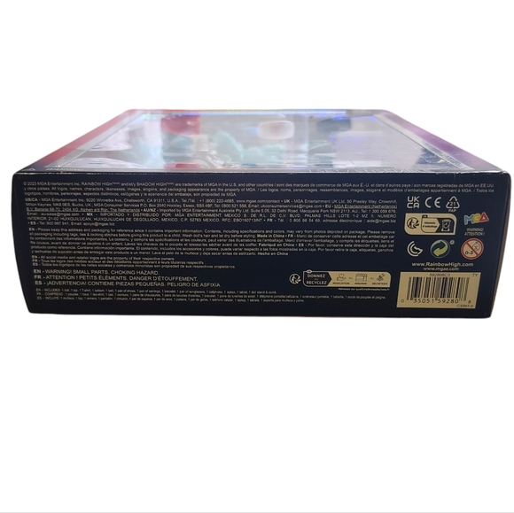 NIB Rainbow High Shadow High Berrie Skies Blue Fashion Doll With Accessories - Picture 3 of 3